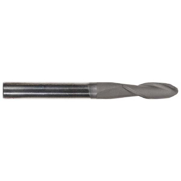 3/4" 4-Flute Solid Carbide Ball End Mill, TiCN - Hertel EG060048