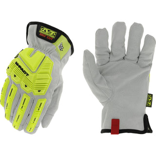2X-Large Yellow; Gray Leather Cut & Puncture-Resistant; Impact-Resistant Gloves - Mechanix Wear MCLMP-X00-012