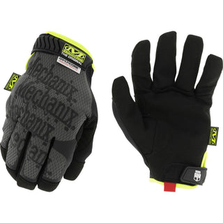 Large Black; Gray Synthetic Leather Cut, Puncture & Abrasion-Resistant Gloves - Mechanix Wear NSMG-08-010