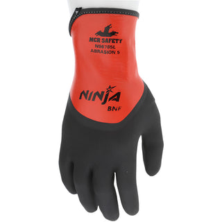 Black; Red Puncture Resistant Gloves - MCR Safety N96785XXL