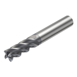 0.2362" 4-Flute Solid Carbide Corner Radius & Corner Chamfer End Mill, TiAlN - Sandvik Coromant 6260135