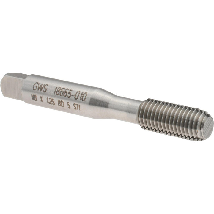 M8x1.25 Metric Coarse High-Speed Steel Tap - Balax 18665-010