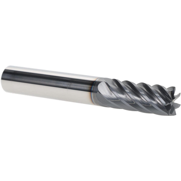 0.4724" 7-Flute Solid Carbide Corner Radius End Mill, TiAlN - Iscar 5623377