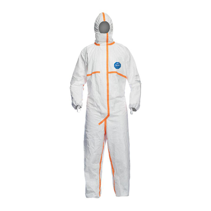 Large White Airborne Particulate; Liquid Protective Garment - Dupont TJ198TWHLG0025PI
