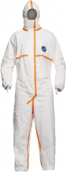 Small White Airborne Particulate; Liquid Protective Garment - Dupont TJ198TWHSM0025PI