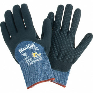 Large Blue Engineered Yarn Cut-Resistant Gloves - ATG 44-3455/L