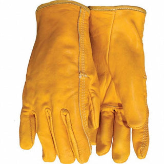 Large Yellow Cowhide Leather General Purpose Gloves - CAROLINA GLOVE A9999L