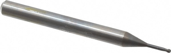 0.0394" 2-Flute Solid Carbide Ball End Mill, WXL - OSG 3111060