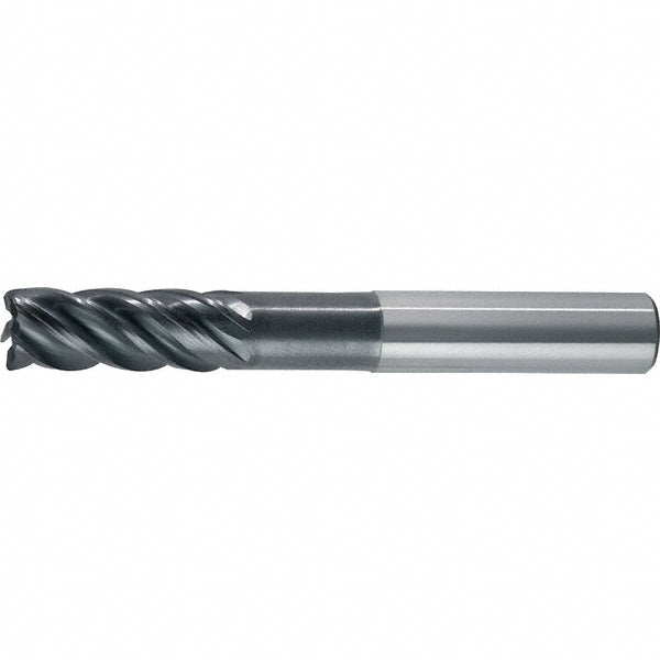 1/4" 5-Flute Solid Carbide Corner Radius End Mill, AlTiN - Kennametal 3580522