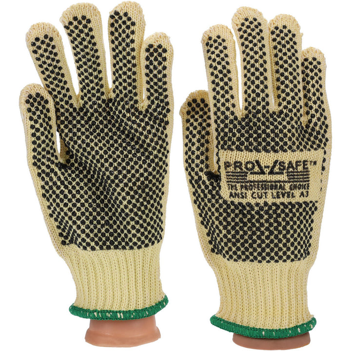 Medium Yellow Kevlar Cut Resistant Gloves - PRO-SAFE GLA-A5-M