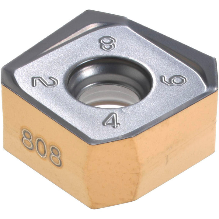 S845 SXMU 1606ADTR-MM Solid Carbide Insert, Grade IC808, TiAlN - Iscar 5606102