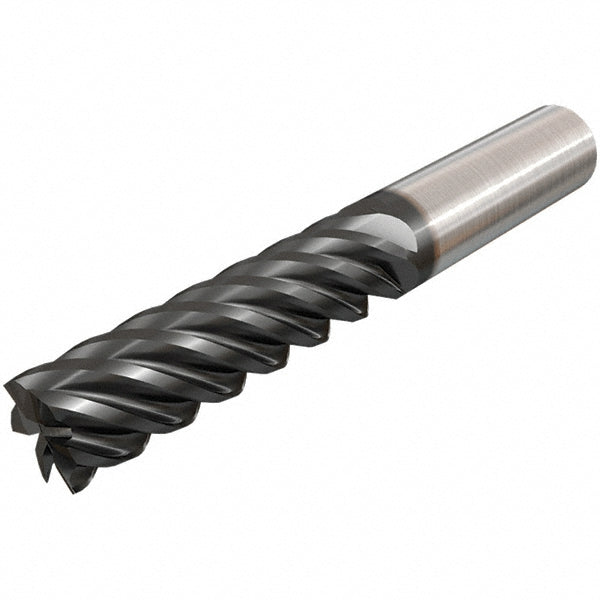 5/8" 6-Flute Solid Carbide Square End Mill, TiAlN - Iscar 5620966