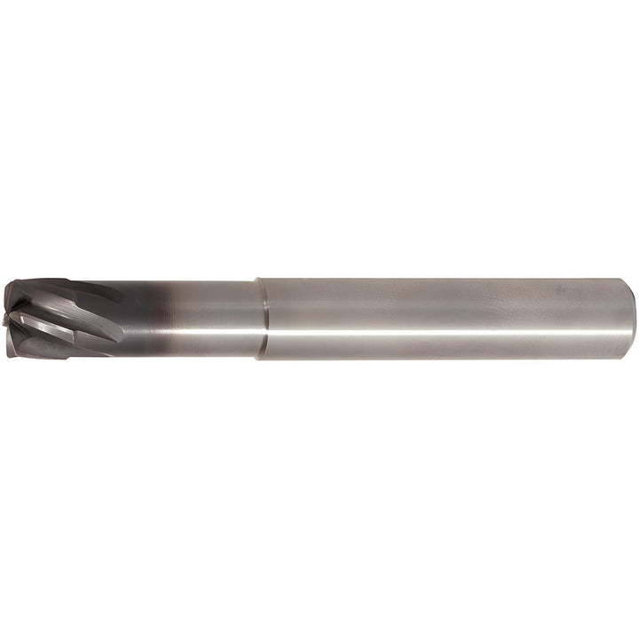 1/4" 6-Flute Solid Carbide Corner Radius End Mill, AlTiN - Kennametal 3352573