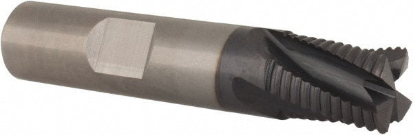 0.5000" 4-Flute Solid Carbide Roughing End Mill, AlTiN - Kennametal 4048694