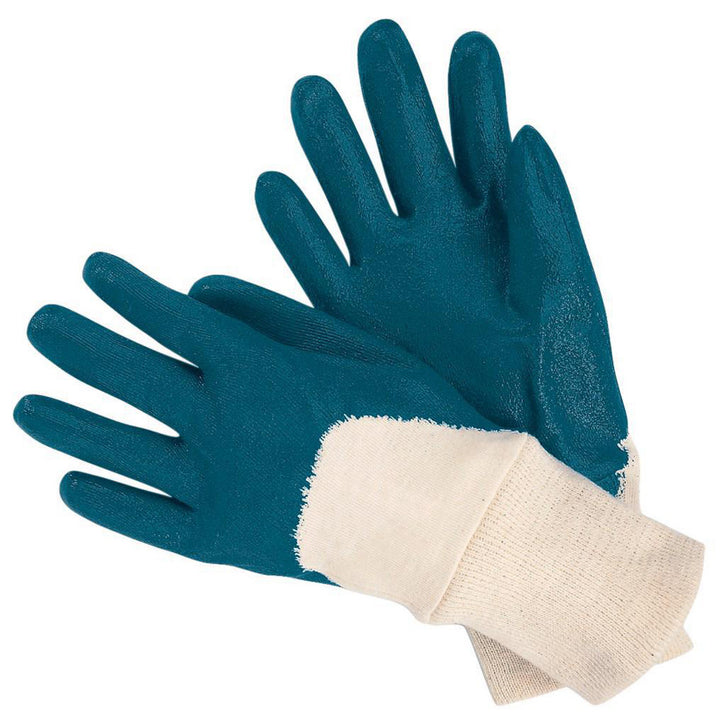 Blue; White General Purpose Gloves - MCR Safety 97980M