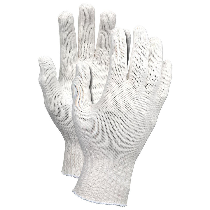 Large Natural Polyester General Purpose Gloves - MCR Safety 9501LM