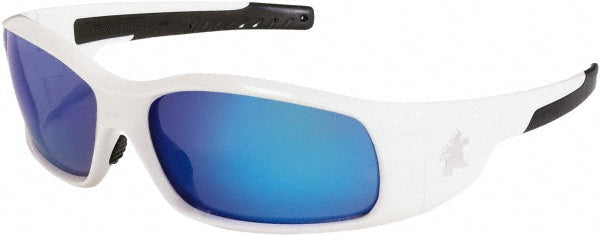 Universal Blue Mirror Safety Glasses - MCR Safety SR128B