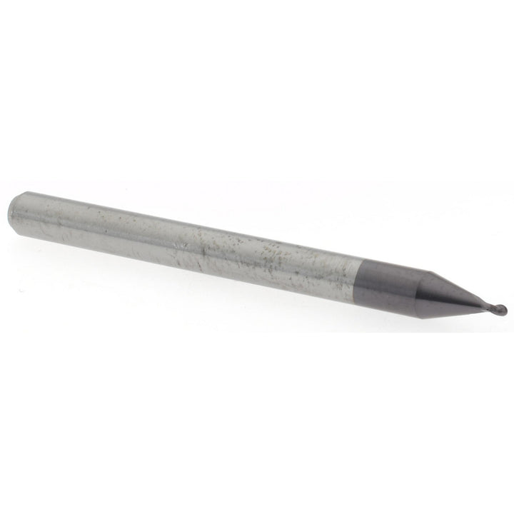 0.0300" 2-Flute Solid Carbide Ball End Mill, AlTiN - Accupro 14797404
