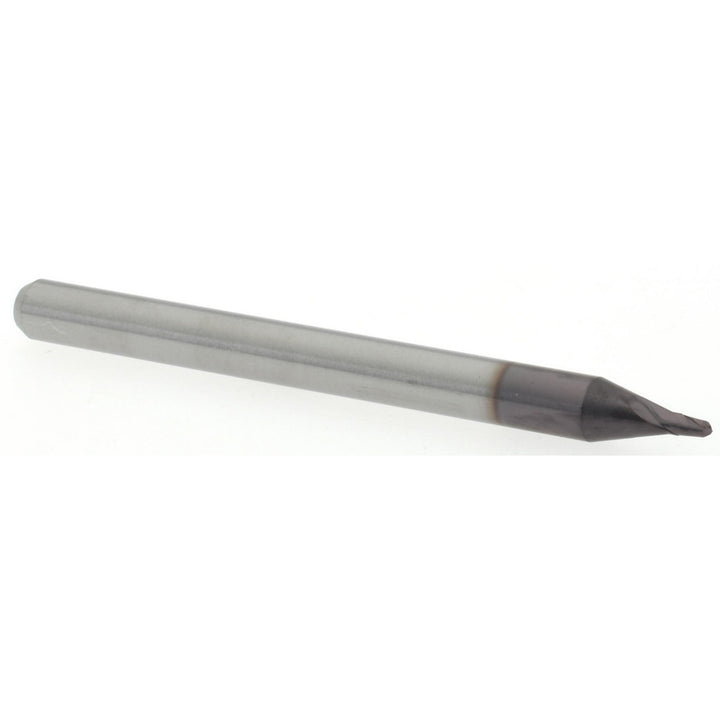 0.0400" 2-Flute Solid Carbide Ball End Mill, AlTiN - Accupro 14797409