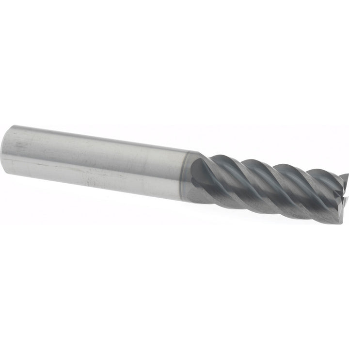 3/8" 5-Flute Solid Carbide Square End Mill, AlTiN - Supermill 5251872