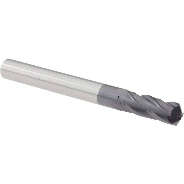 1/4" 4-Flute Solid Carbide Drill Mill End Mill, AlTiN - Harvey Tool 988116-C3