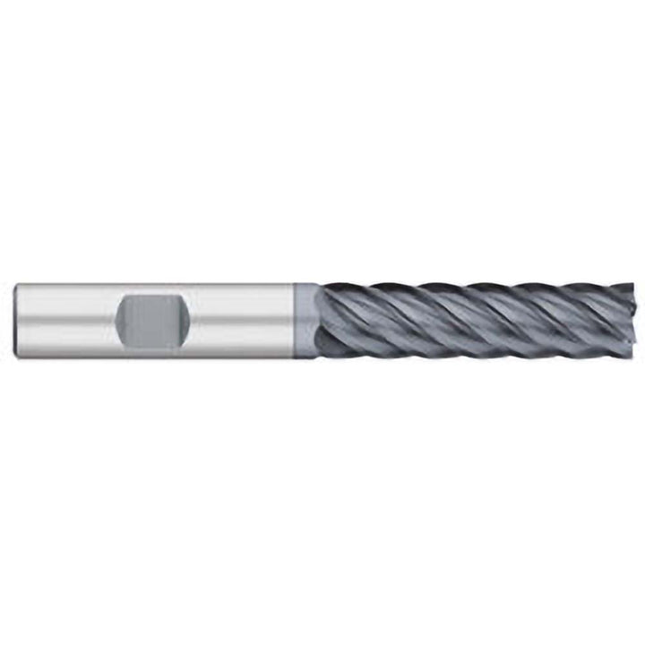 1/2" 6-Flute Solid Carbide Square End Mill, ALCRO-MAX - Titan USA TC61384