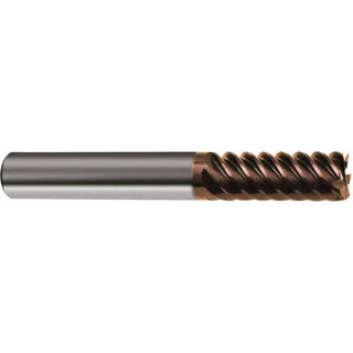 3/4" 8-Flute Solid Carbide Corner Radius & Corner Chamfer End Mill, TiAlSiN - Guhring 9030840190500