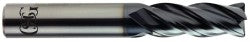 1" 4-Flute Solid Carbide Corner Radius & Corner Chamfer End Mill, TiAlN - OSG VG436-1001