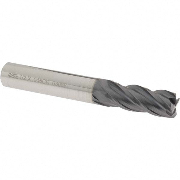 1/2" 4-Flute Solid Carbide Corner Radius End Mill, TiAlN - OSG VG434-5005