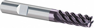 1/2" 5-Flute Solid Carbide Corner Radius & Corner Chamfer End Mill, TiAlN/TiN - Guhring 9042640127000