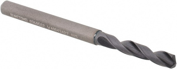 0.1417" Solid Carbide Screw Machine Drill Bit, Coated, 135° point - Sumitomo 5UHY017