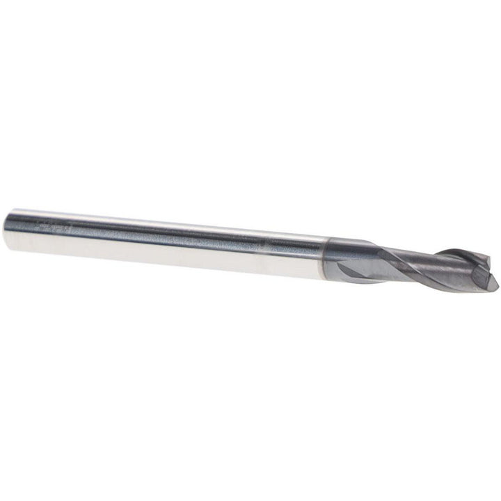 1/8" 2-Flute Solid Carbide Square End Mill, TiAlN - Iscar 5620905