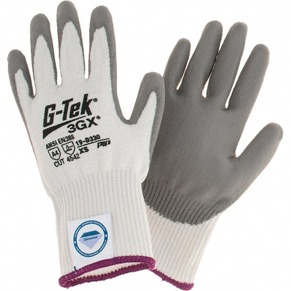 X-Small White Dyneema Diamond Cut, Puncture & Abrasion-Resistant Gloves - PIP 19-D330/XS