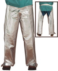 Silver; Yellow Aluminized Protective Garment - PRO-SAFE AL13-BK-HIP
