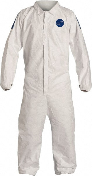 X-Large White; Blue Abrasion Protective Garment - Dupont TD125SWBXL0025CM