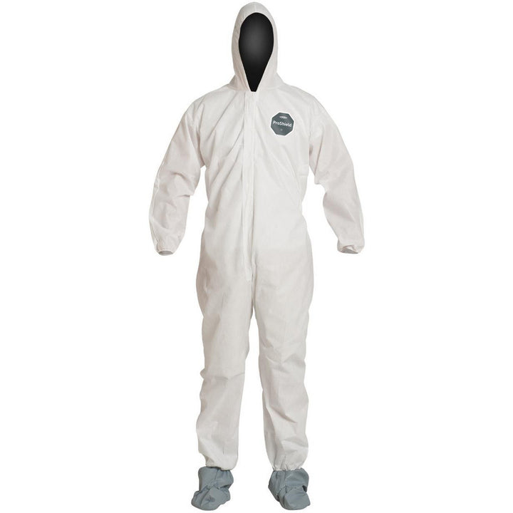 X-Large White Liquid; Splash; Abrasion Protective Garment - Dupont PB122SWHXL002500