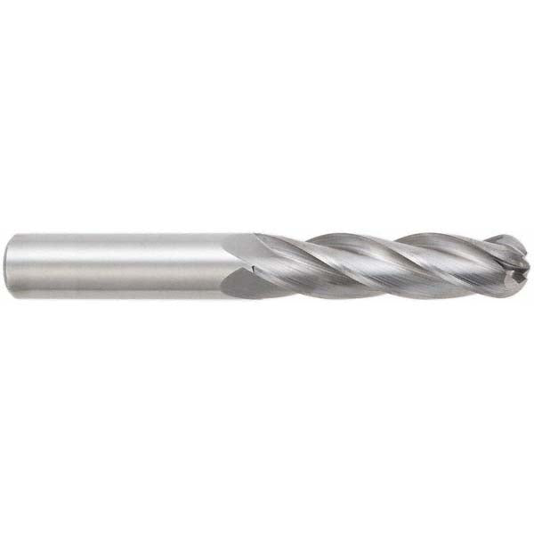 1/8" 4-Flute Solid Carbide Ball End Mill, TiCN - OSG 464-1250-BN08