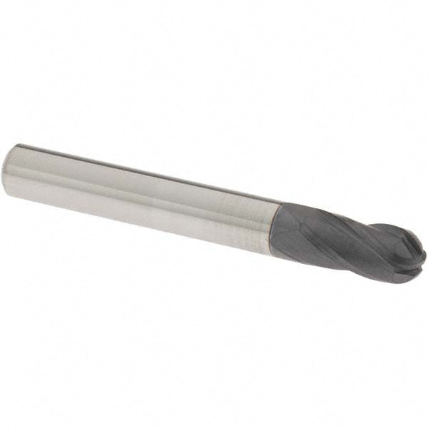 1/4in" 4-Flute Solid Carbide Ball End Mill, TiAlN - OSG 414-2500-BN11