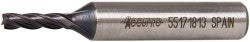 5/32" 4-Flute Powdered Metal Square End Mill, TiAlN - Accupro 39533