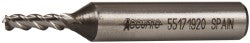5/32" 3-Flute Powdered Metal Square End Mill - Accupro 39508