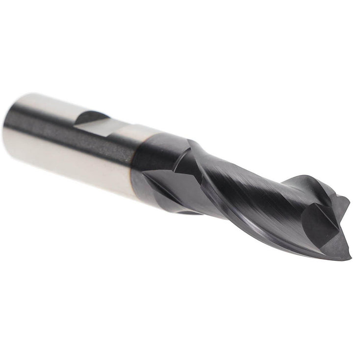 1/2" 2-Flute Powdered Metal Square End Mill, TiAlN - Accupro 39553