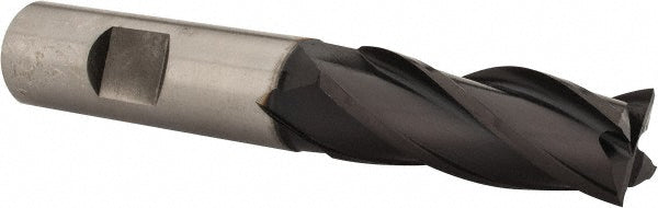 5/8" 4-Flute Powdered Metal Square End Mill, TiAlN - Accupro 39474