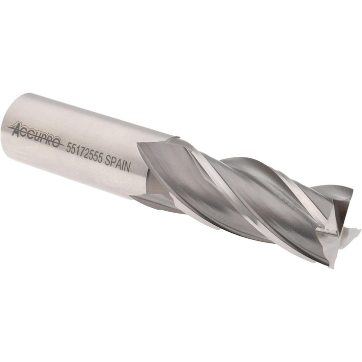 3/4" 4-Flute Powdered Metal Square End Mill - Accupro 39463