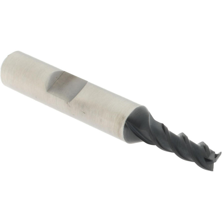 7/32" 3-Flute Powdered Metal Square End Mill, TiAlN - Accupro 39513