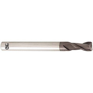 0.3937" 2-Flute Solid Carbide Corner Radius End Mill, TiAlN - OSG HP432-3930