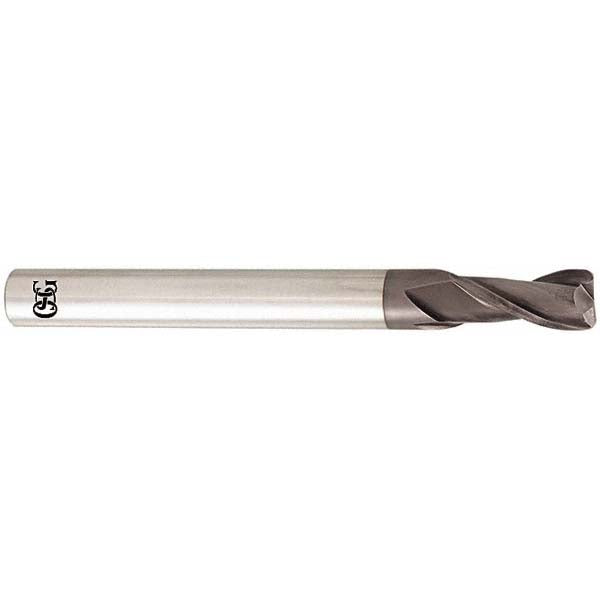 0.3937" 2-Flute Solid Carbide Corner Radius End Mill, TiAlN - OSG HP432-3930