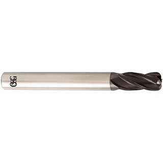 3/8" 4-Flute Solid Carbide Corner Radius End Mill, TiAlN - OSG HP434-3753