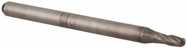 0.0787" 4-Flute Solid Carbide Ball End Mill, TiAlN - OSG 414-0787-BN