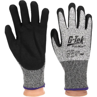 X-Small Black; Salt & Pepper Dyneema Cut Resistant Gloves - PRO-SAFE PS-16-350/XS
