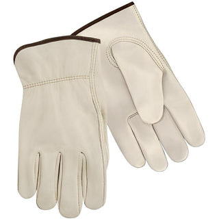 Large Tan Cowhide Leather Drivers Gloves - Steiner 0240-L